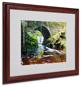 'Lush River' Matted Framed Canvas Art by Pierre Leclerc