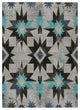 Machine Washable Indoor/Outdoor Chantille ACN1893 Black 2'6" x 3'10" Rug