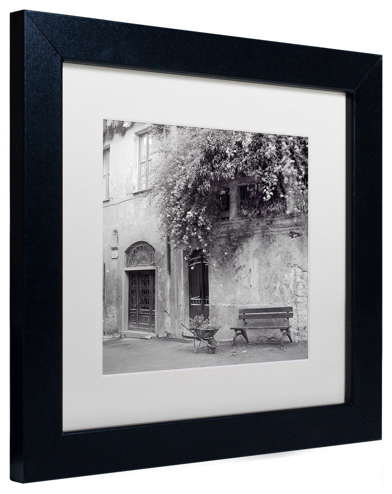 Alan Blaustein ''Liguria I'' Art, Black Frame, White Mat, 11x11