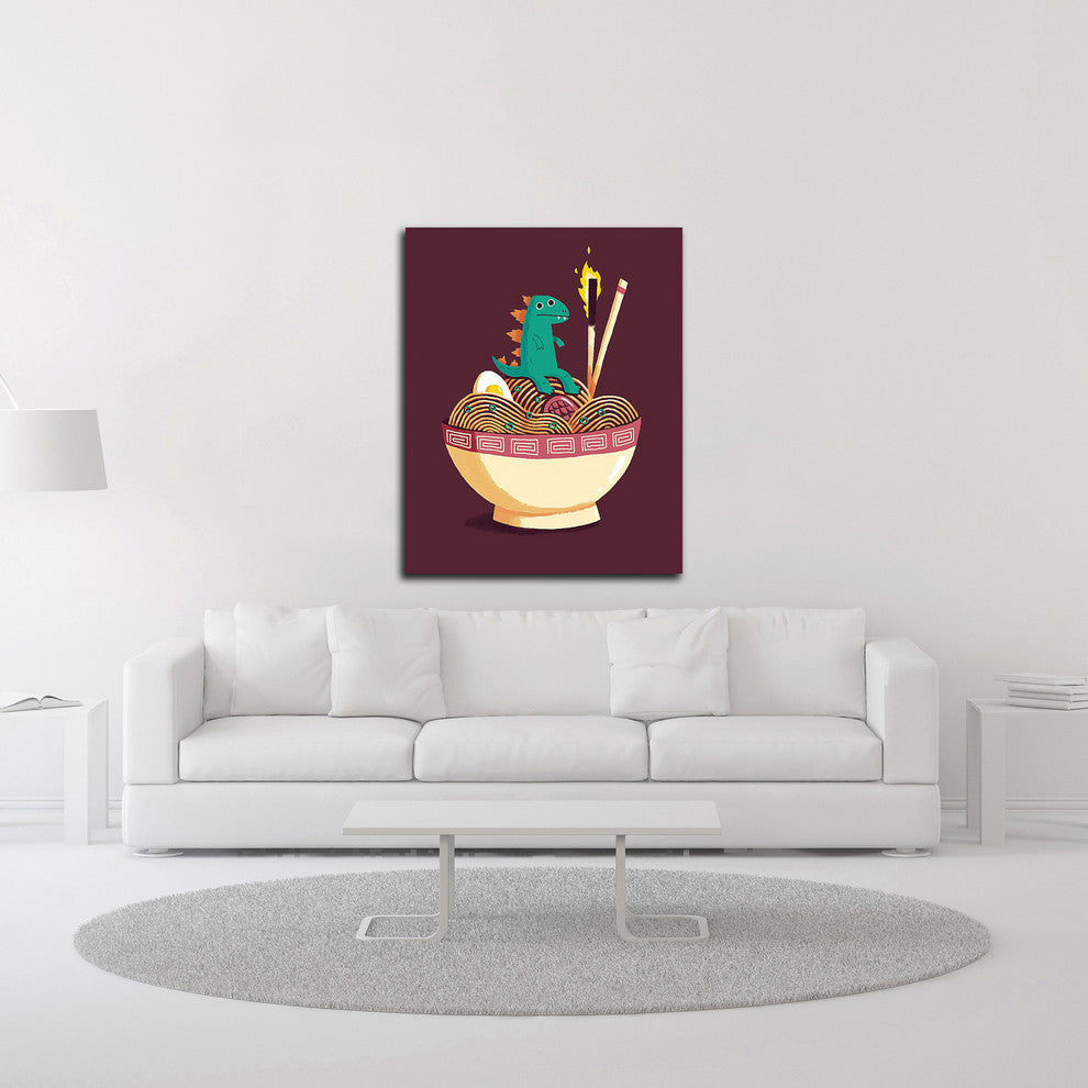 Guardian of the Noodles by Michael Buxton, Print on Canvas, 16"x20"