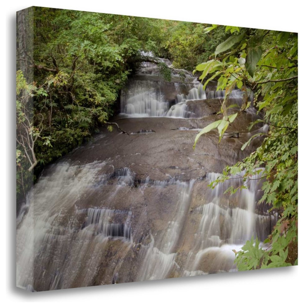 "Hokkaido Waterfall - 3" By Alan Blaustein, Giclee Print on Gallery Wrap Canvas