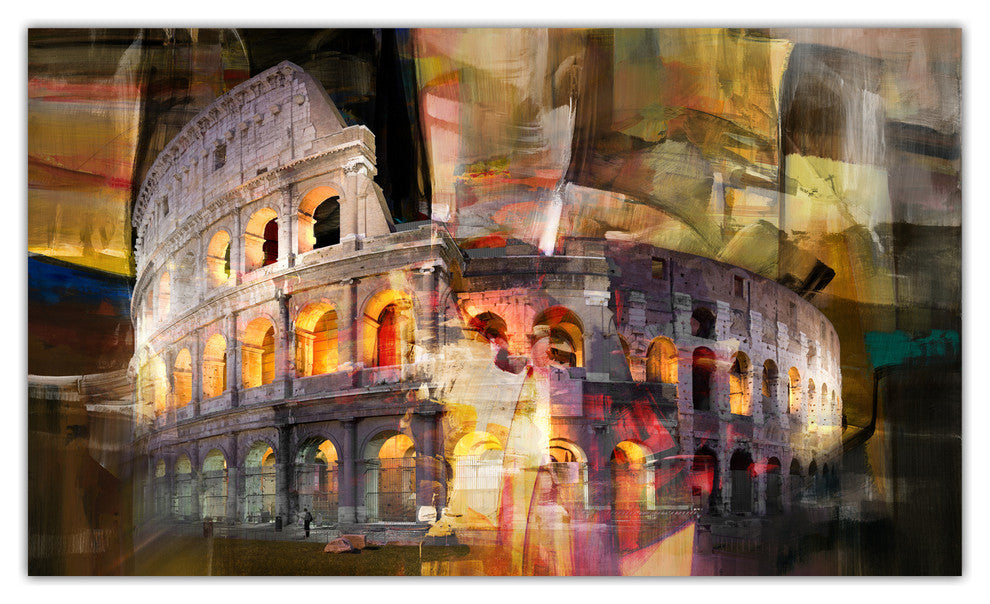 Coliseum di Roma Canvas Wall Art