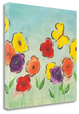 "Flowering Garden I" By Sarah Horsfall, Giclee Print on Gallery Wrap Canvas