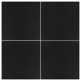 Klavier Matte Black Porcelain Floor and Wall Tile