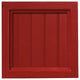42" Shelter Bay Corner Credenza, Persimmon Red, Havana Gold