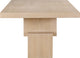 Anzio Oak Veneer Dining Table, Oak