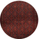 Ahgly Company Indoor Round Traditional Area Rugs, 4' Round