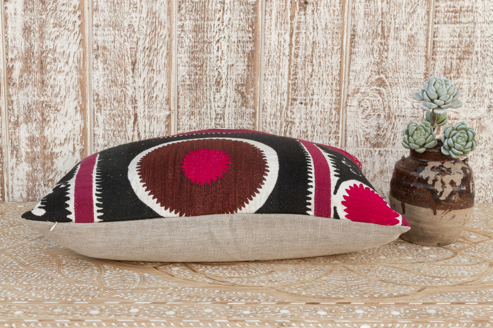 Amina Gul Suzani Lumbar Pillow