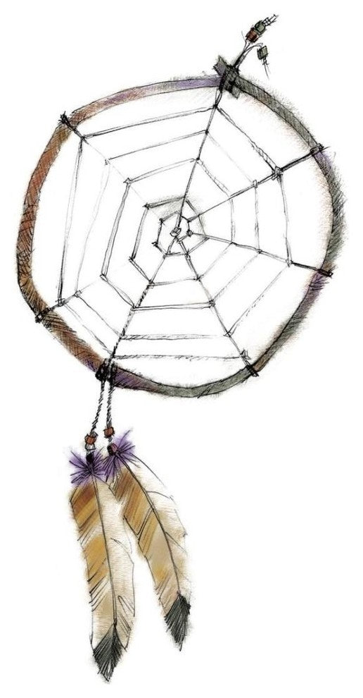 "Indian Dreamcatcher" Digital Paper Print by Avery Tillmon, 24"x30"