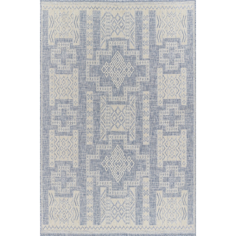 Momeni Hampton HAM10 Rug, Blue, 6'6"x9'
