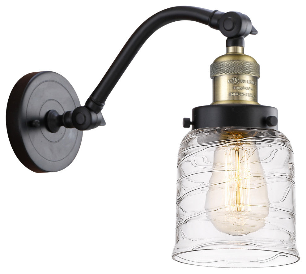 Innovations 515-1W-BAB-G513 1-Light Sconce, Black Antique Brass