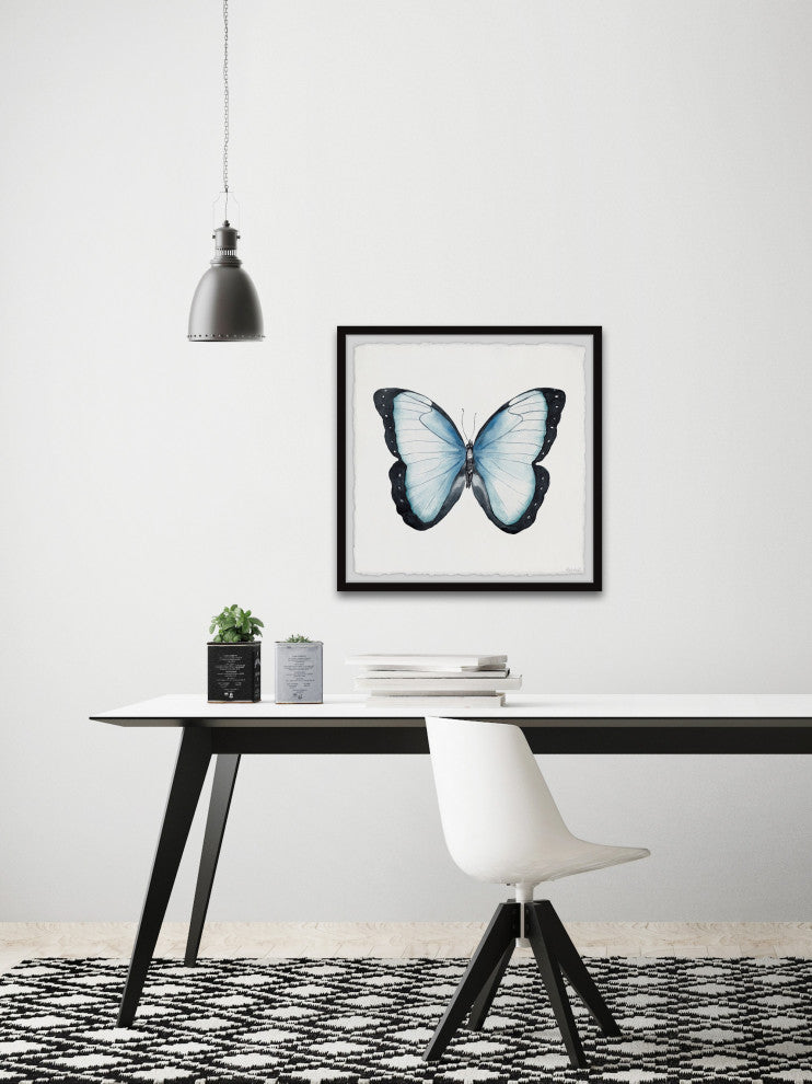 "Butterfly Dreams" Framed Painting Print, 18x18