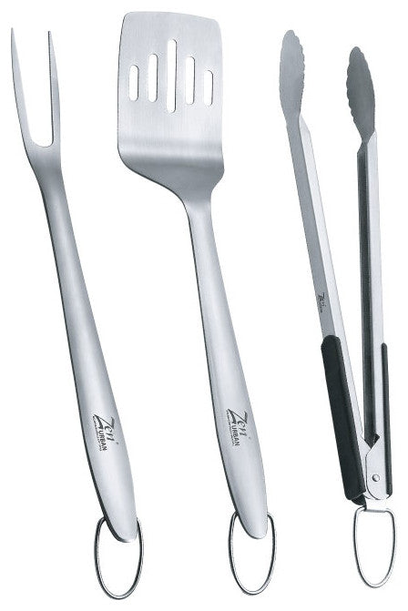 3 Piece Barbeque Grill Tool Set