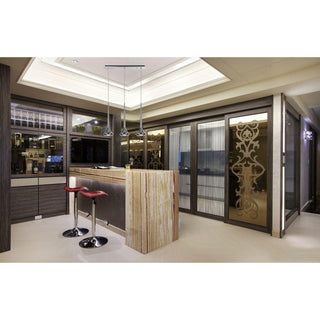 61035 Adjustable LED 3-Light Hanging Pendant Ceiling Light, Chrome
