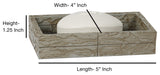 nu steel Rustic Bath Collection-Stone Rust/Gray, 4-Piece Set