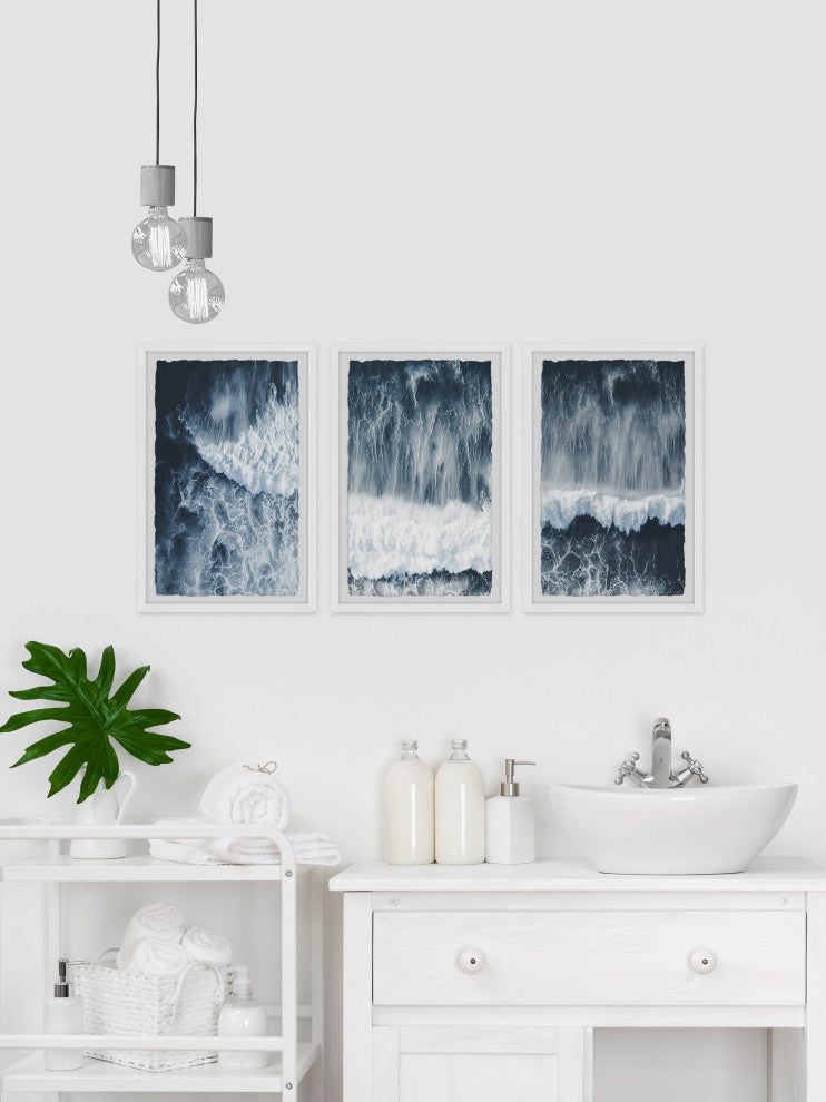Wash Out Triptych, Set of 3, 8x12 Panels