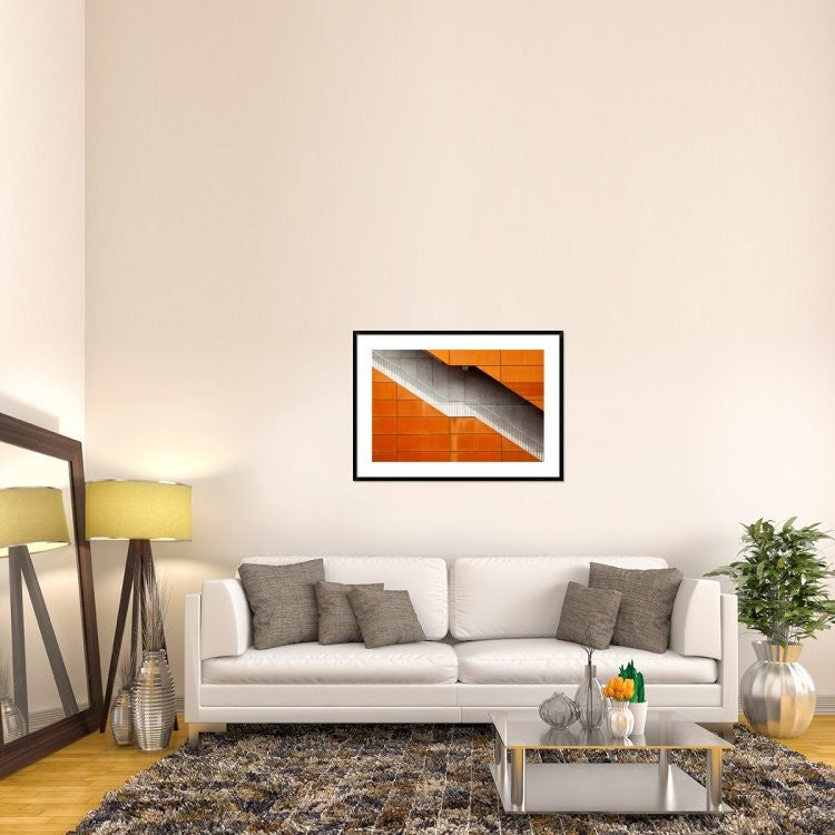 "Steel" Framed Digital Print by Alida Van Zaane, 44x31"
