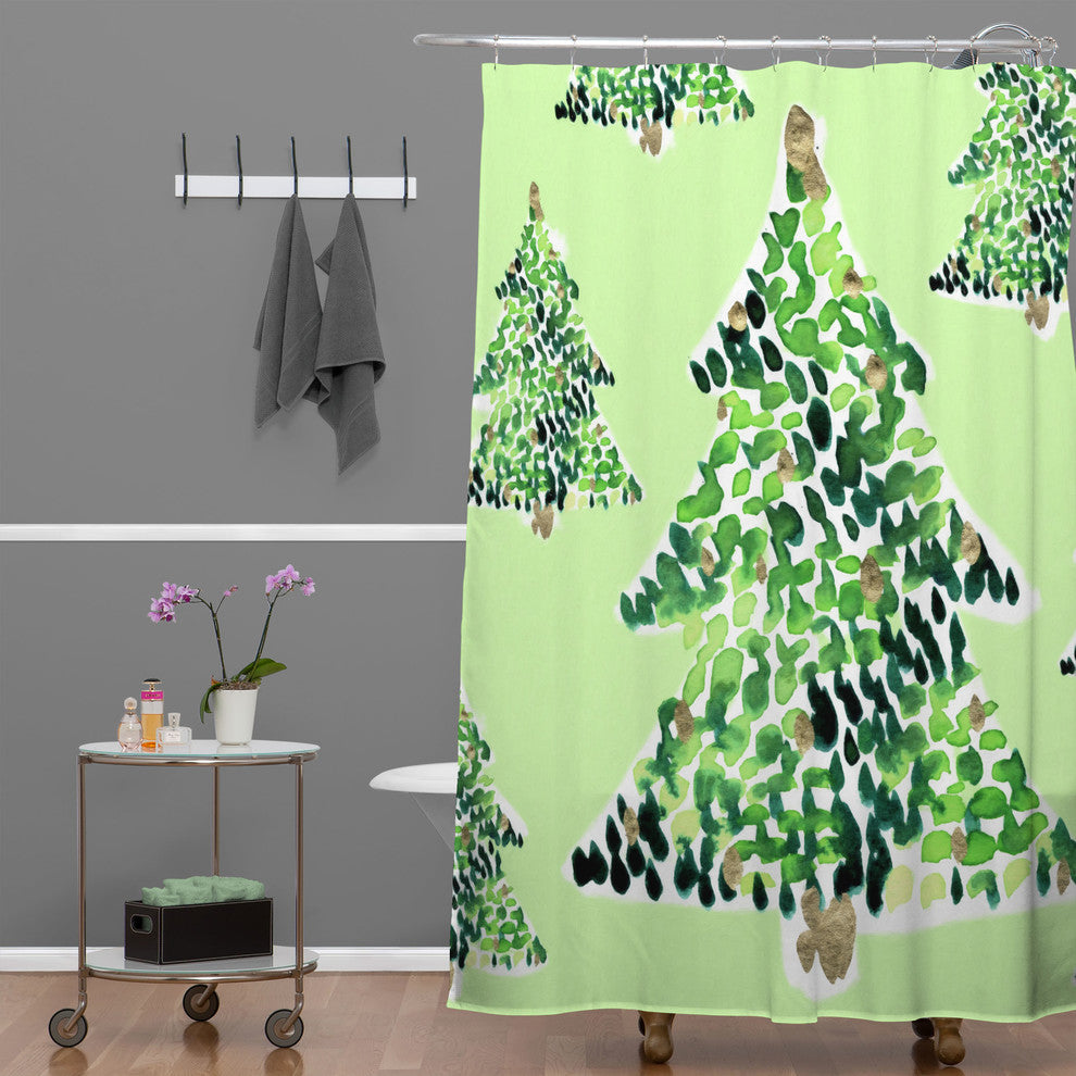 Deny Designs CayenaBlanca Smells Like Christmas Shower Curtain