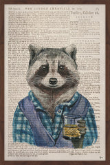 "Scotch Time" Framed Painting Print, 12"x18"