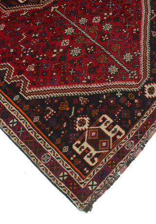 Fine Vintage Distressed Belleza Red Rug