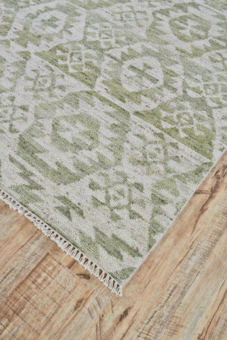 Weave & Wander Shadan Rug, Olive, 5'6"x8'6"