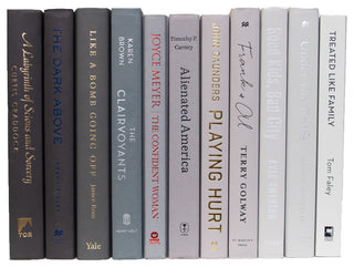 Decorative Books - Grey OmbrŽ Book Bundle - 1 foot of Grey Books