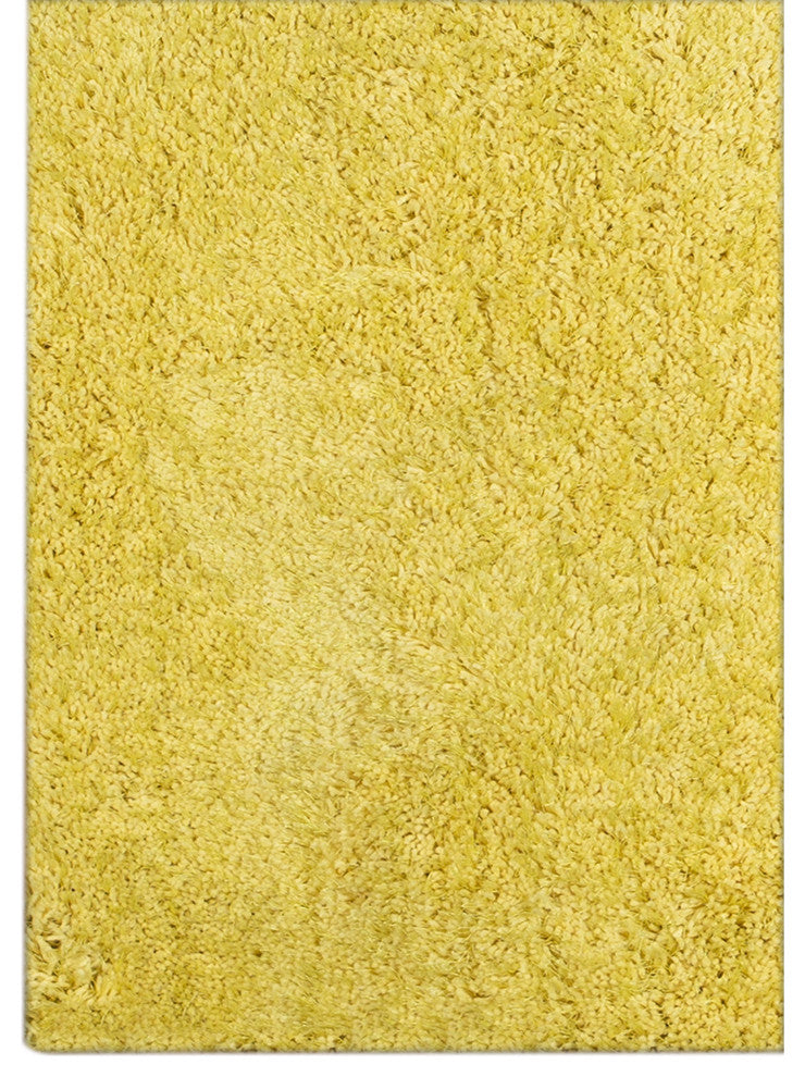 Illustrations Area Rug, Yellow, 8? x 11?, Solid