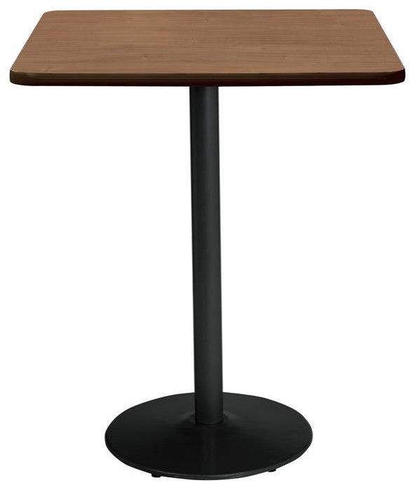 KFI Mode 30" Square Top Breakroom Table Cherry - Engineered Wood