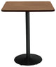 KFI Mode 30" Square Top Breakroom Table Cherry - Engineered Wood