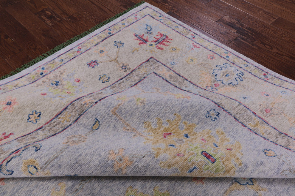 9' 3" X 12' 3" Turkish Oushak Hand Knotted Wool Rug - Q14806