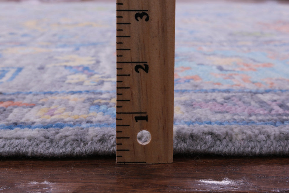 8' Square Turkish Oushak Handmade Wool Rug - Q15662