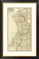 "Iowa, 1838" Framed Digital Print by L. Judson, 27x40"