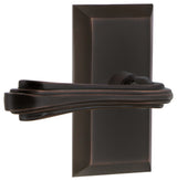 Studio Plate With Fleur Lever, Timeless Bronze, Double Dummy, Non-Handed