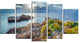 "Piscina di Venere Reserve" Landscape Canvas Photo Print, 5 Panels, 60"x32"