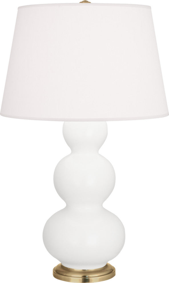 Robert Abbey RA-MLY40 1-Light Table Lamp, Triple Gourd