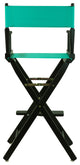 030" Director's Chair Black Frame-Teal Canvas