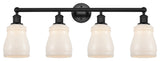 Innovations 616-4W-BK-G391 Ellery 4 Light Bath Vanity Light, Matte Black