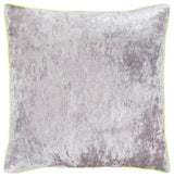 Surya Pixel Gray Pillow Shell With Down Insert 22"H X 22"W