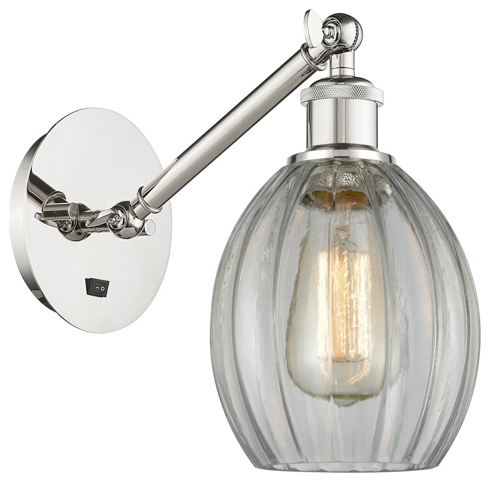 Innovations 317-1W-PN-G82-LED 1-Light Sconce, Polished Nickel