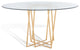Safavieh Couture Scotty Metal Dining Table, Gold