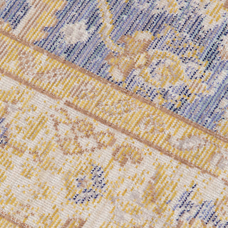 Ceniscia Tatum Vintage Polyester Area Rug, Lavender, 5'3"x7'3"