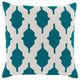 Surya Salma SA-007 18"x18" Pillow Kit, Khaki/Teal