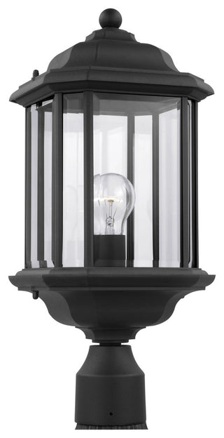 Generation Lighting Lighting 1-Light Outdoor Post Lantern, Black