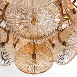 Sue-Anne 6-Light Chandelier, Plated Brass