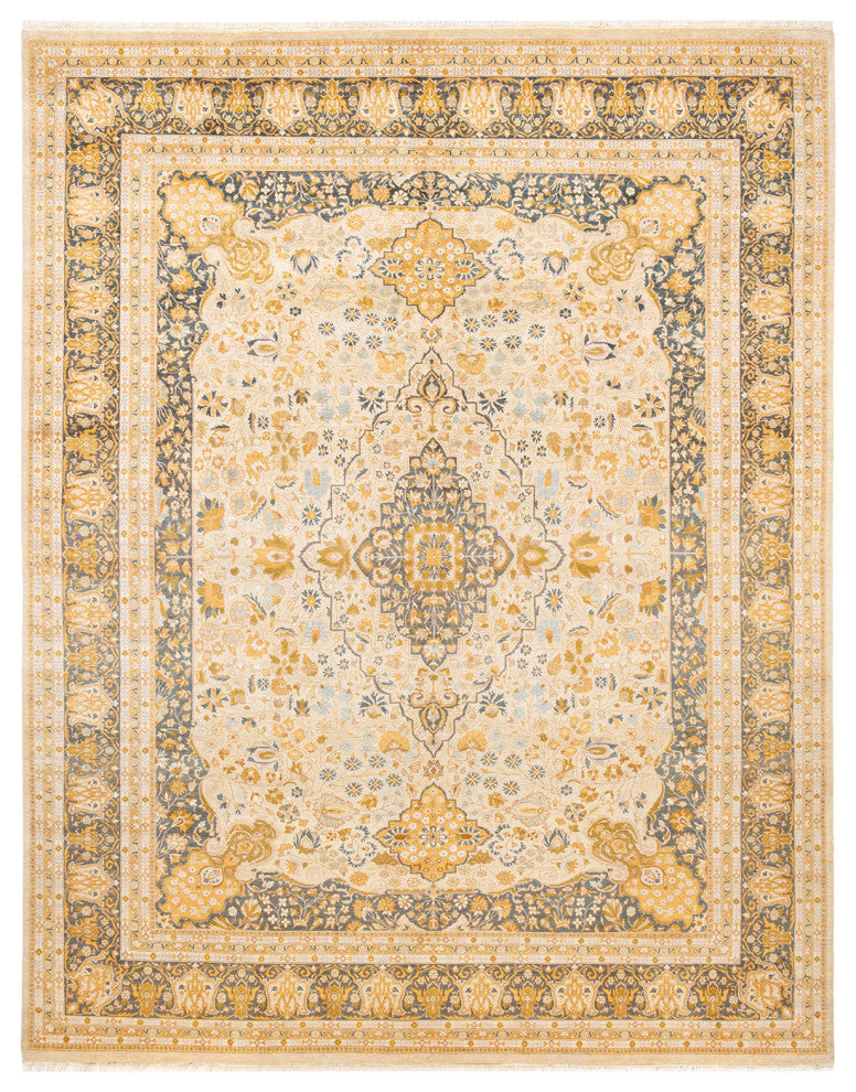 Mogul, One-of-a-Kind Hand-Knotted Area Rug Ivory, 9' 3" x 11' 10"