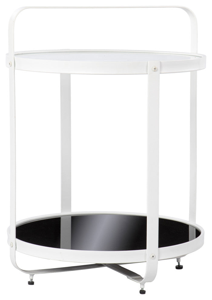 Vimmerly Glass-Top End Table