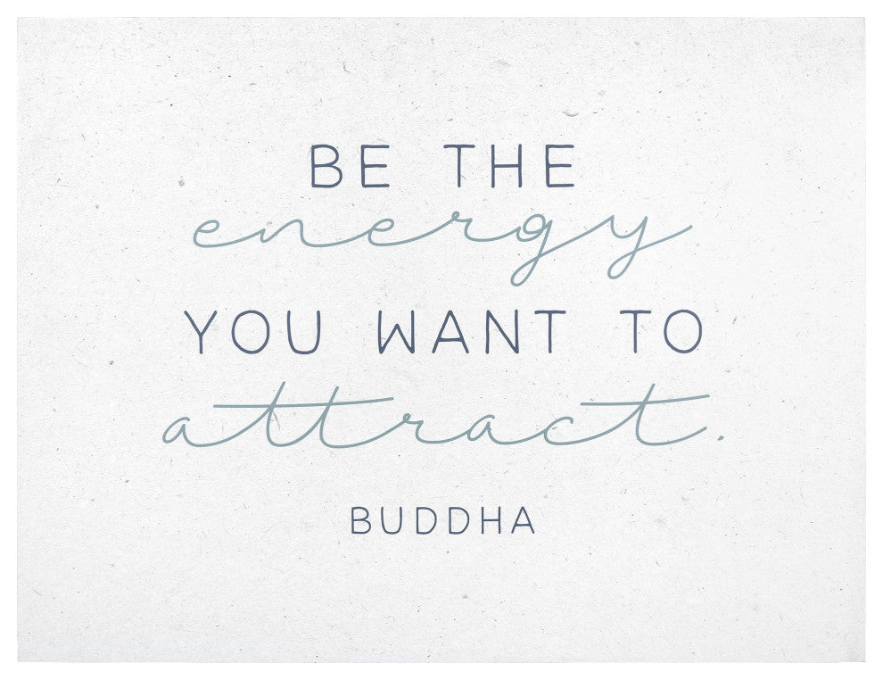 Farmhouse Style Be The Energy Quote Wall D"cor