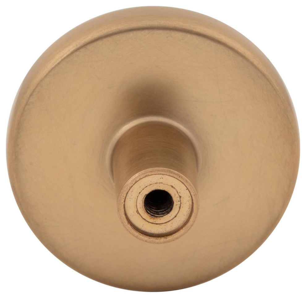 Elements 105L Gibson 1-5/8" Round Flat Disc Modern Mushroom - Polished Chrome