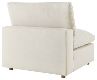 Commix Down Filled Overstuffed 5-Piece Armless Sectional Sofa, Light Beige