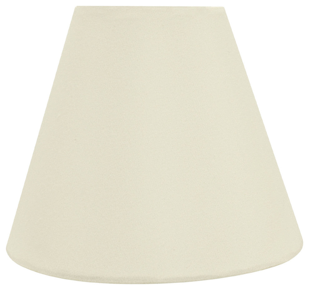 Aspen Creative 32123-X Hardback Empire Clip-On Lamp Shade, Ivory 3" x 6" x 5", P